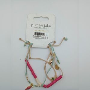 Pura vida simple jewelry Beach babe spacer beaded bracelet nwt